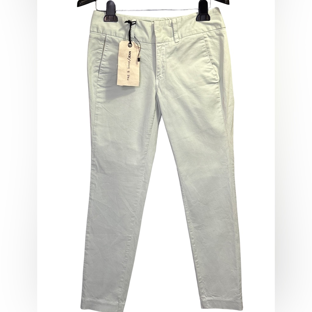 Host Pick! Rag & Bone Mint Green Olivia Cargo Skinny Mid Rise Jeans 27 Nwt